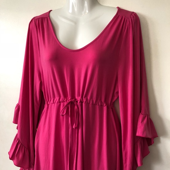 Boutique-Tracy Negoshian Felicity dress in pink - Picture 4 of 8